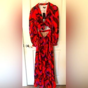 A long maxi dress from Fashion Nova